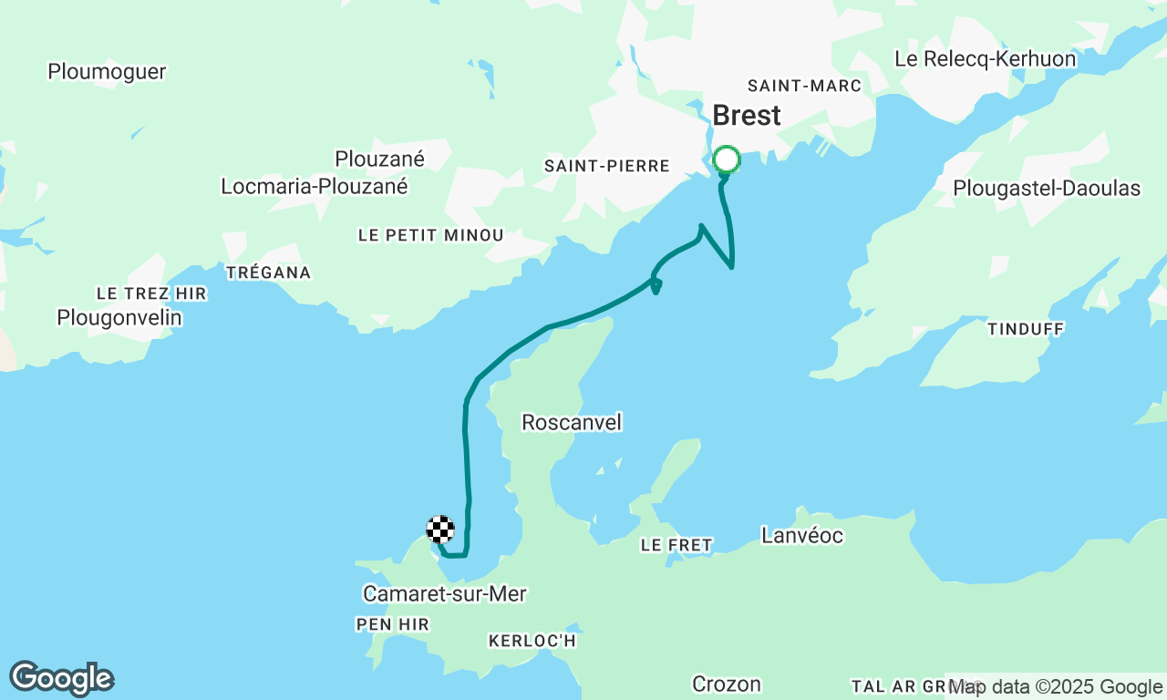 Brest to Camaret-sur-mer
