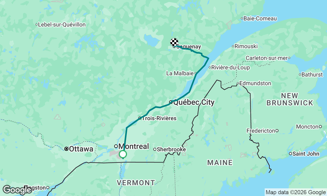Voyage map