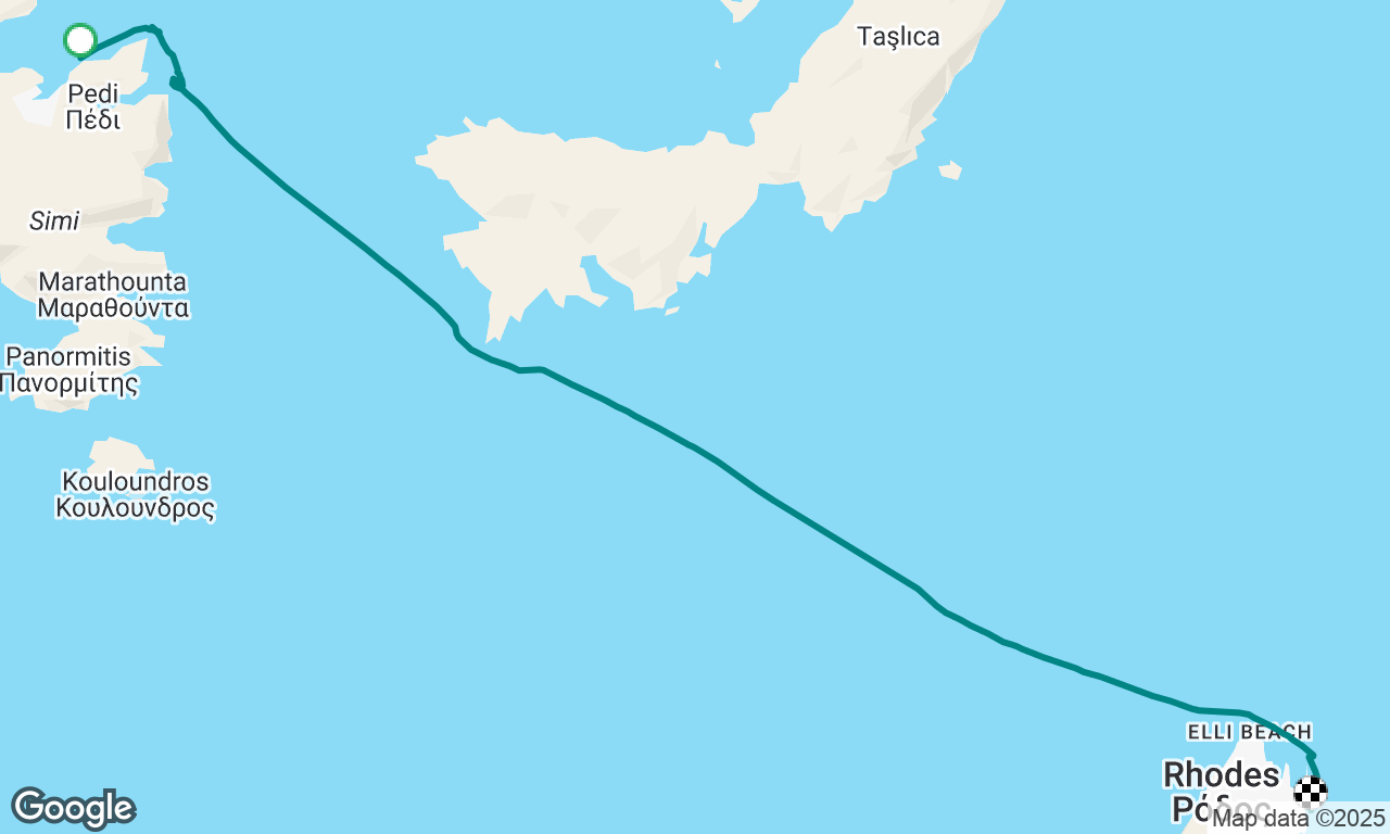 Symi to Rhodes new marina