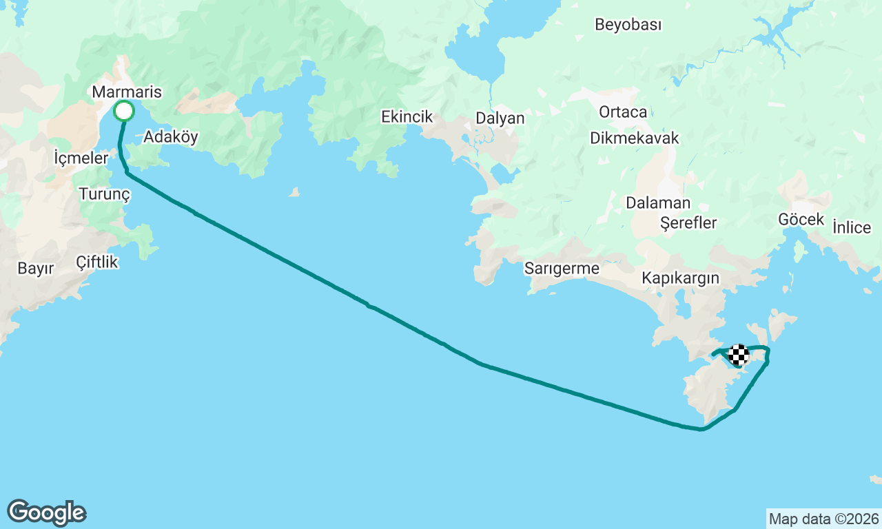 Voyage map