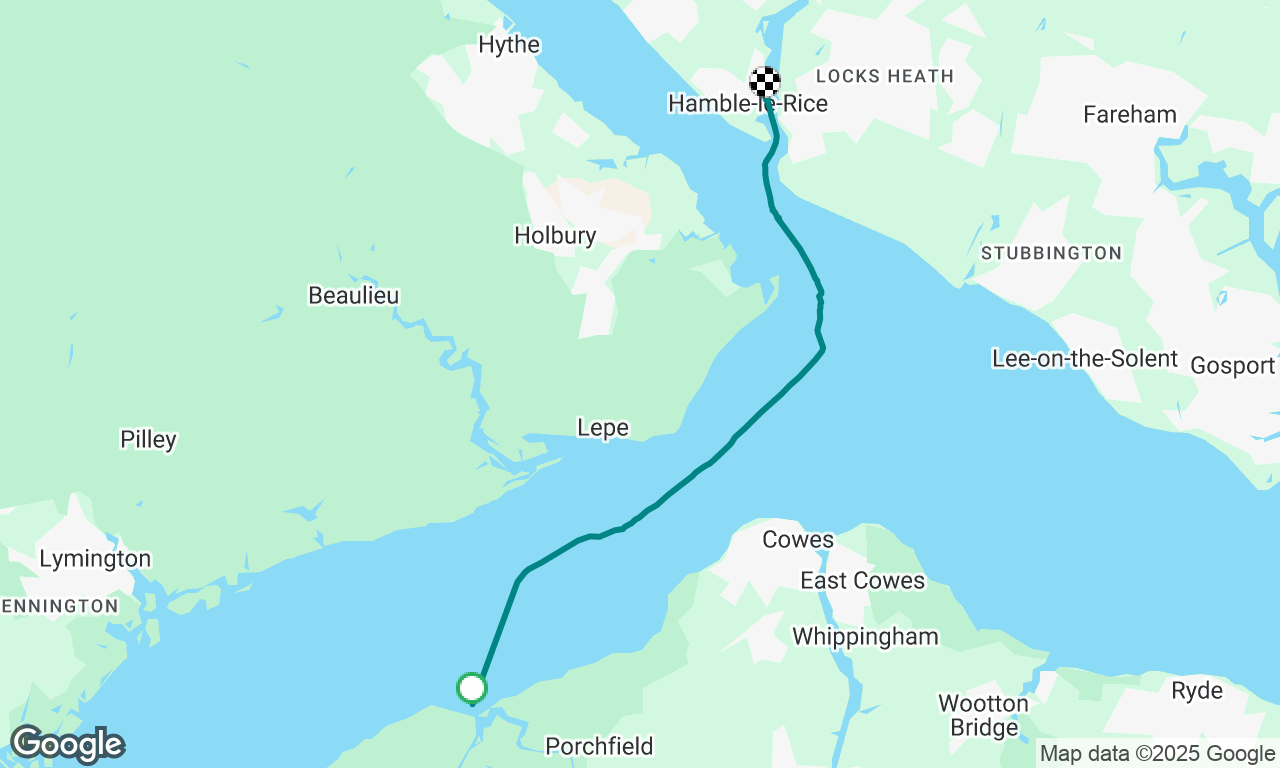 Newtown to Hamble