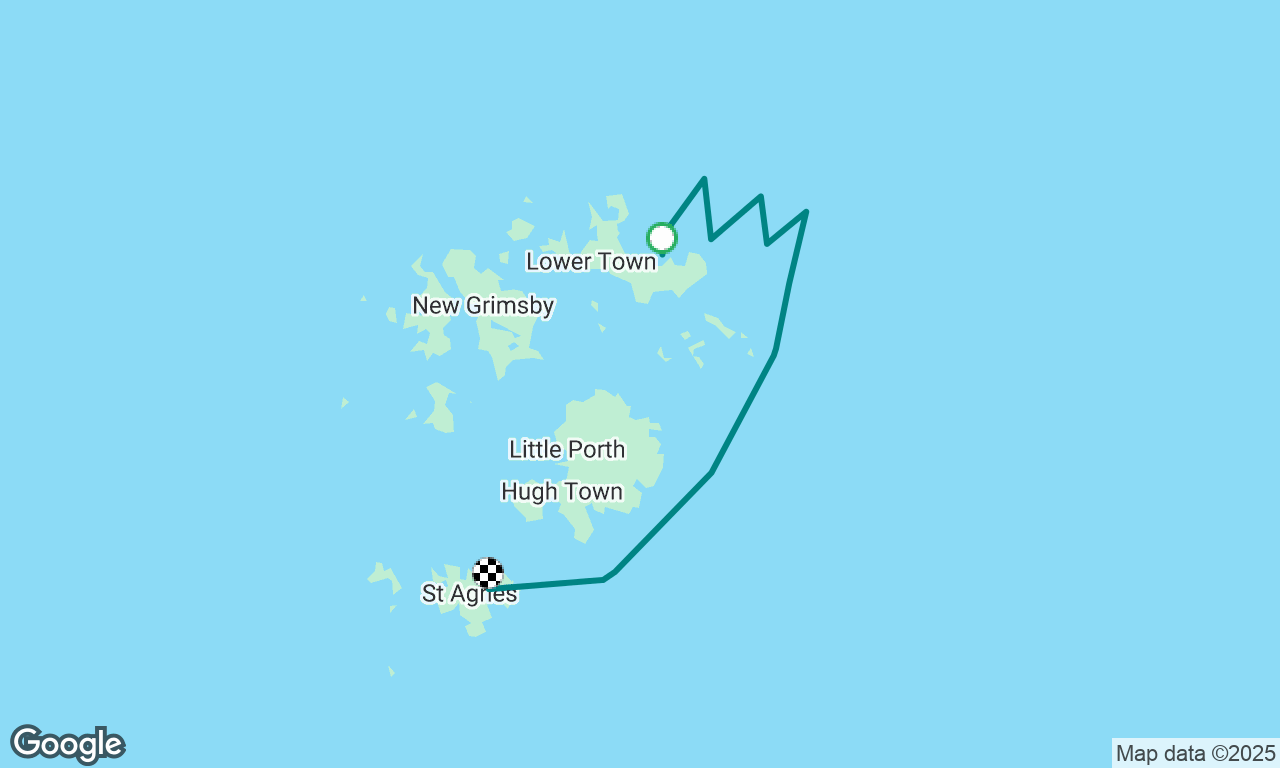 St Martin to St Agnes/ Gugh