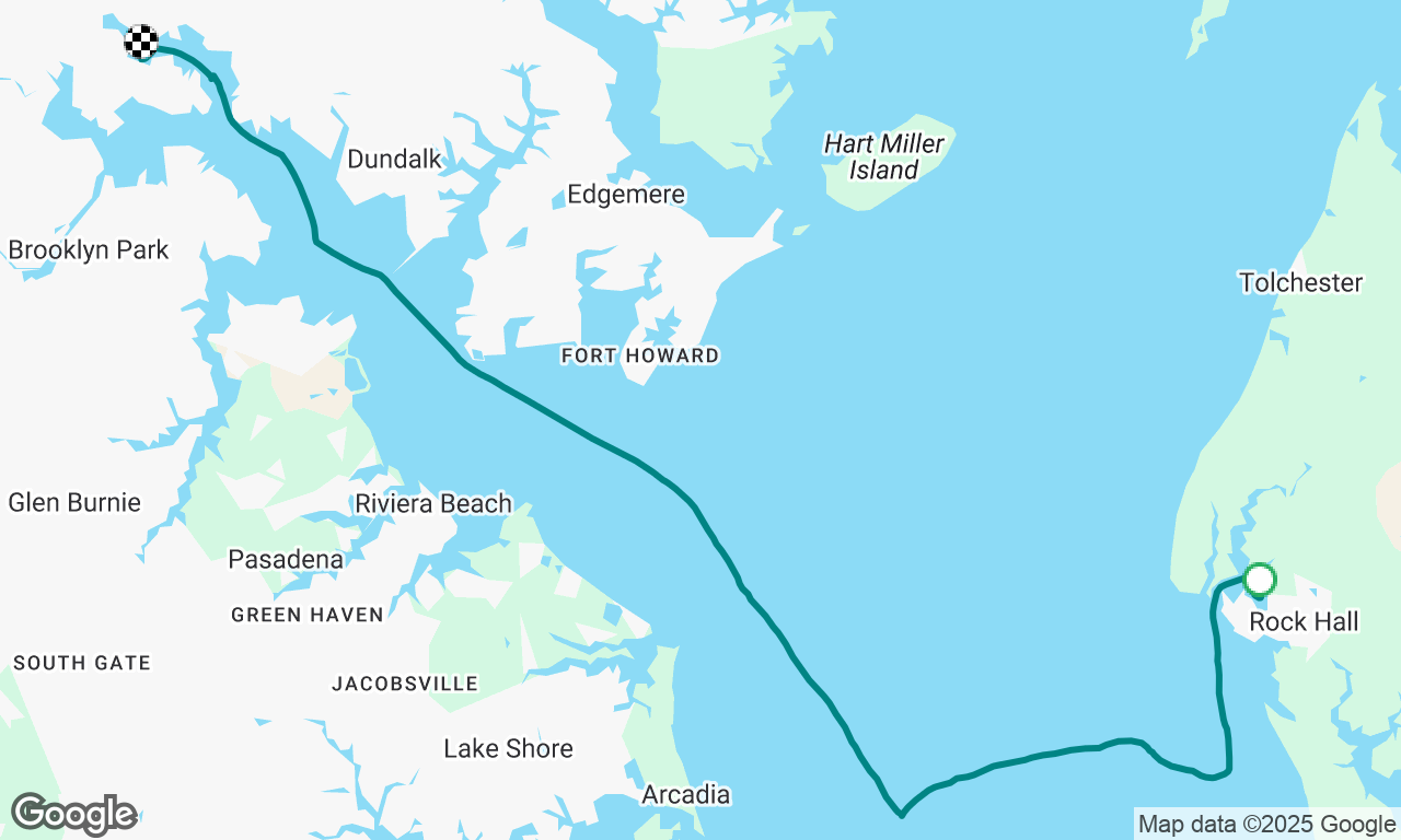 Osprey point rock Hall to Baltimore MD
