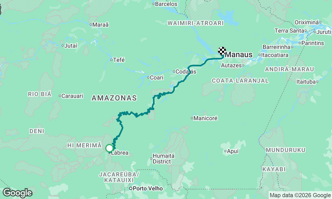 Lábrea to Manaus 