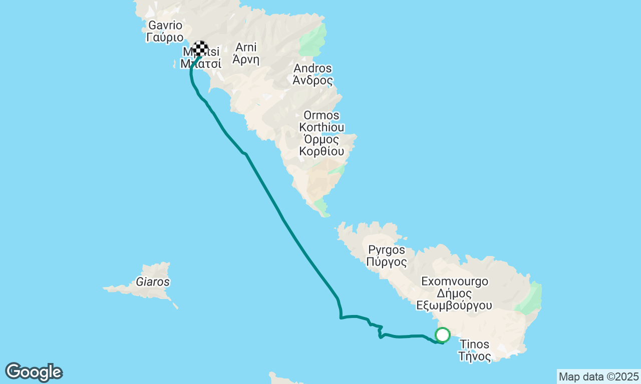 Tinos to Batsi, Andros