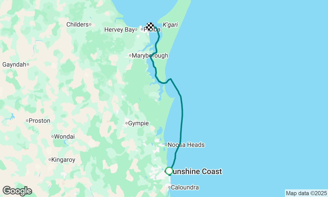 Mooloolaba to Urangan Hervey Bay