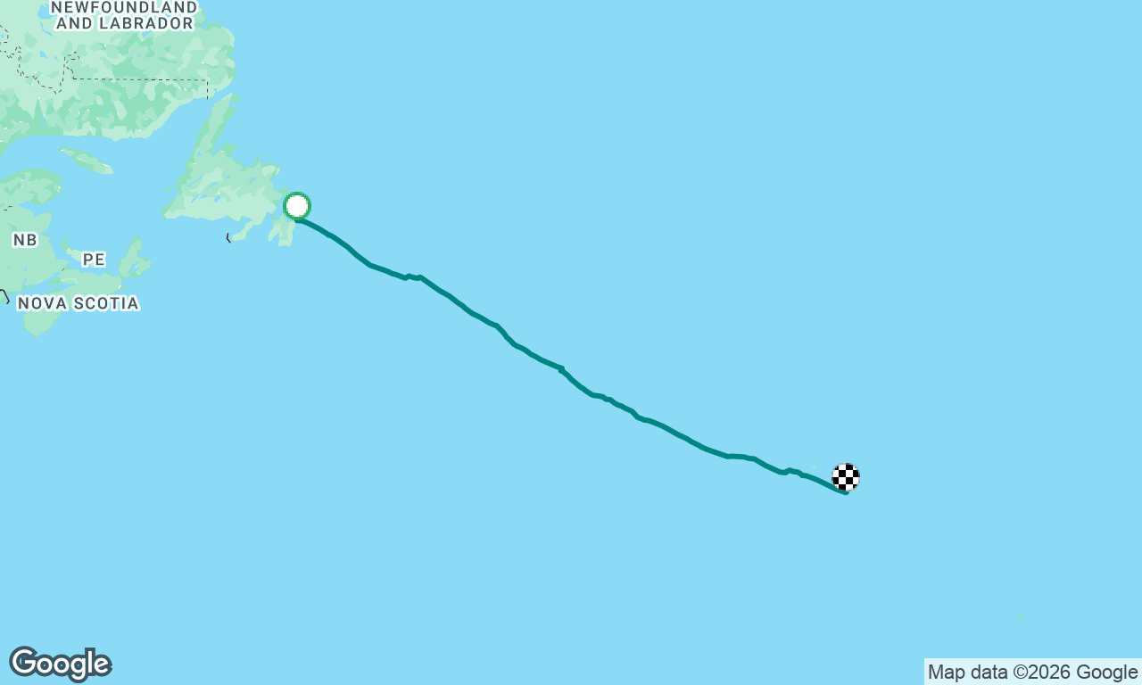 St. John’s to Azores