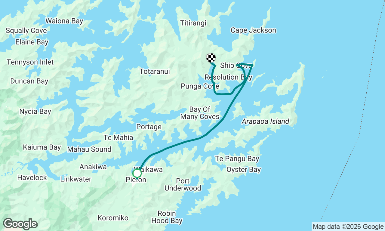 Picton to Ship's Cove