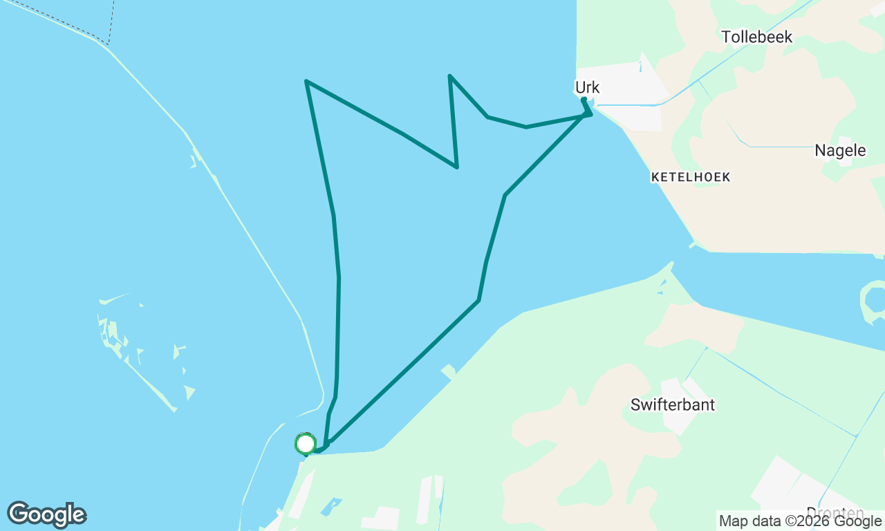 Leisurely day sail from Lelystad