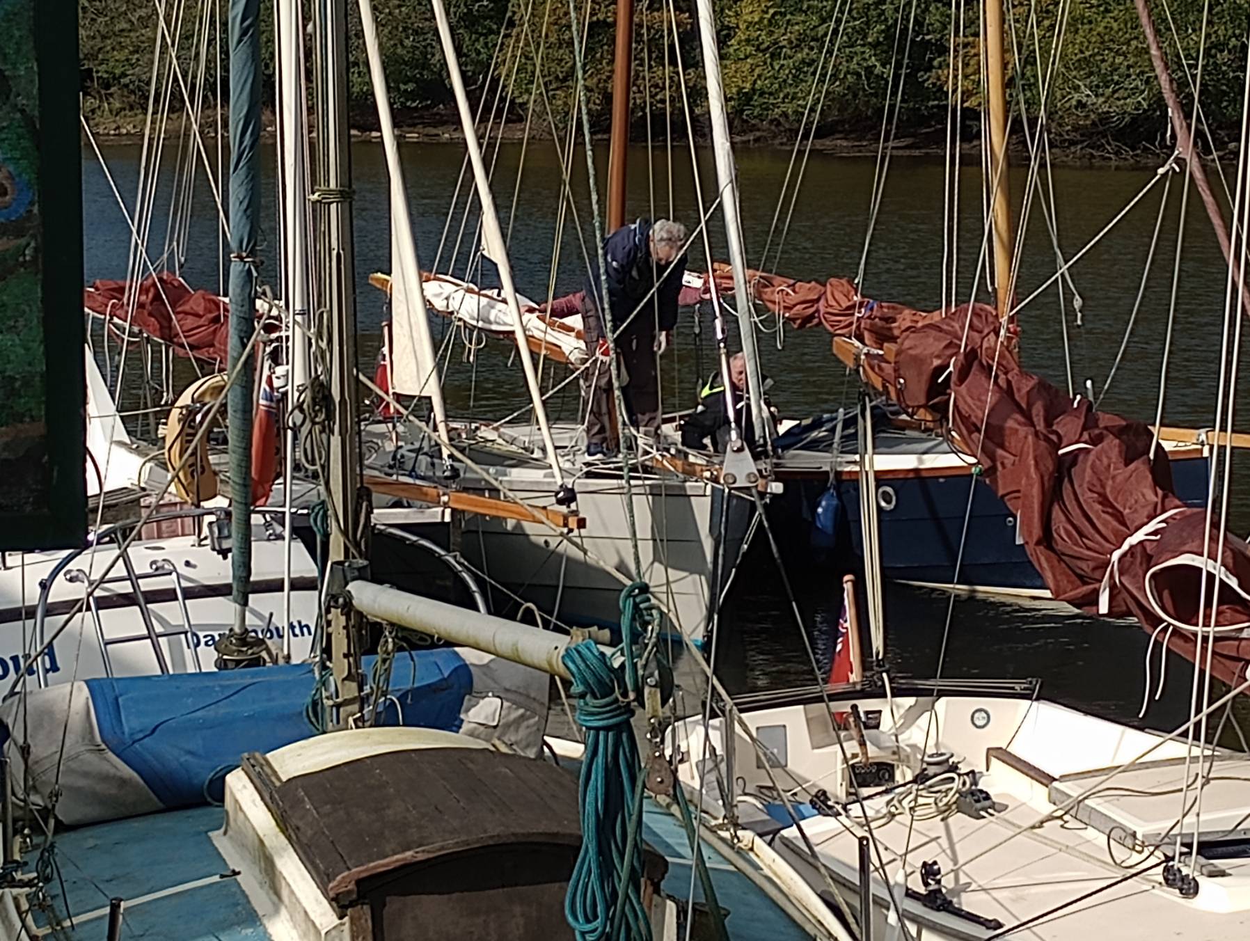 Tiny Gaffers sailed to The Maltsters Arms._C3878F72-52B8-4608-B5A8-BA478EE2F30C