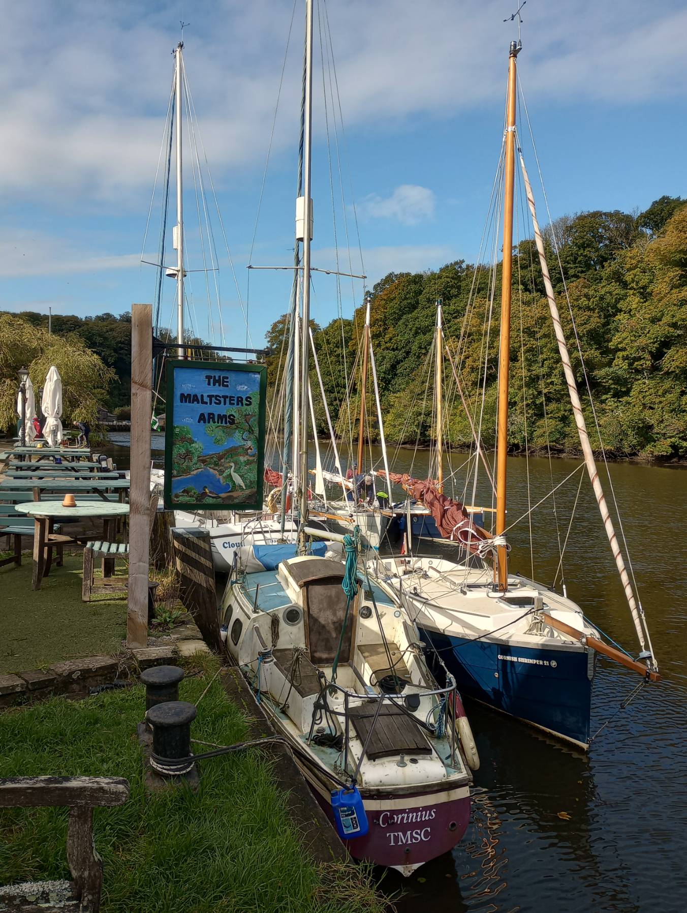 Tiny Gaffers sailed to The Maltsters Arms._FF976FCE-5ACF-492F-AB15-35A841AD2383