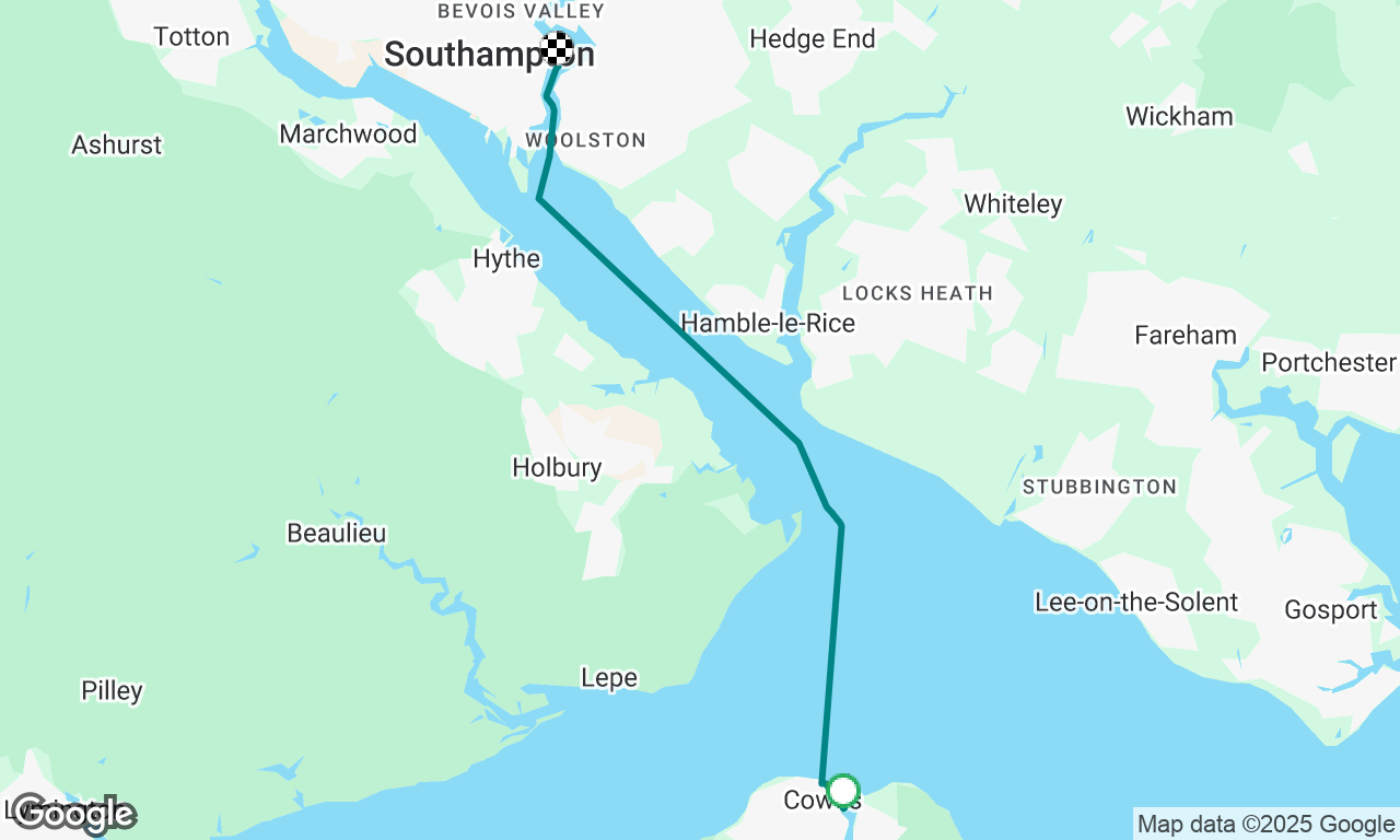 Beating home with light winds