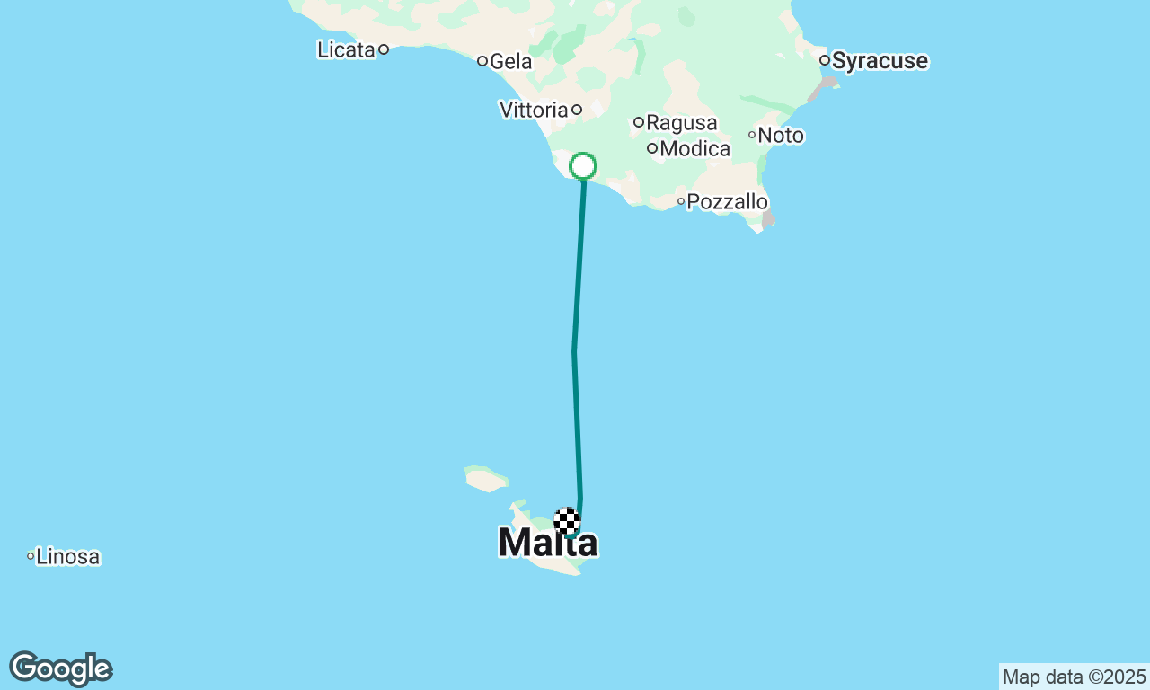 Marina di Ragusa to valetta (Malta)