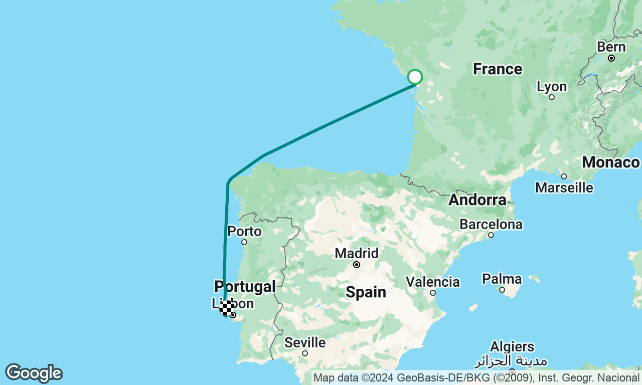 La Rochelle to Cascais