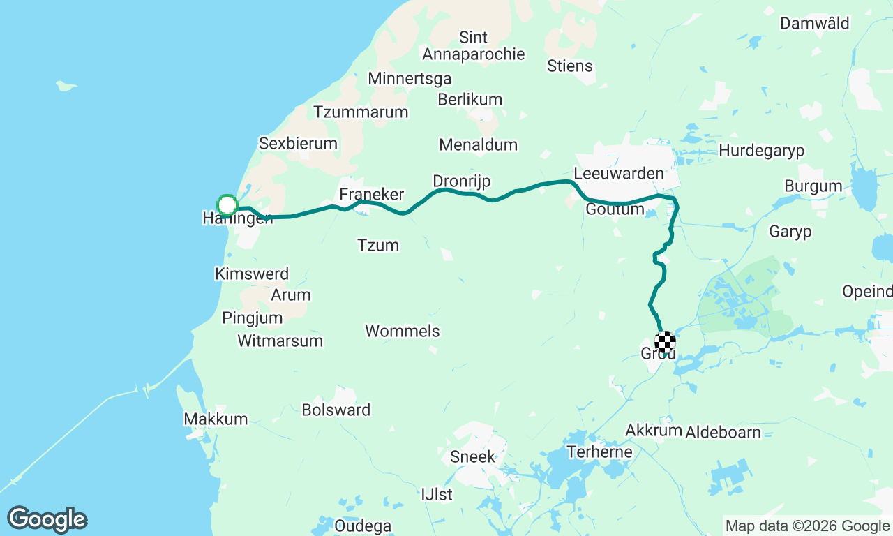Family Trip 2026 
Day 3 Harlingen to Grou via Standing Mast Route (2 boats)