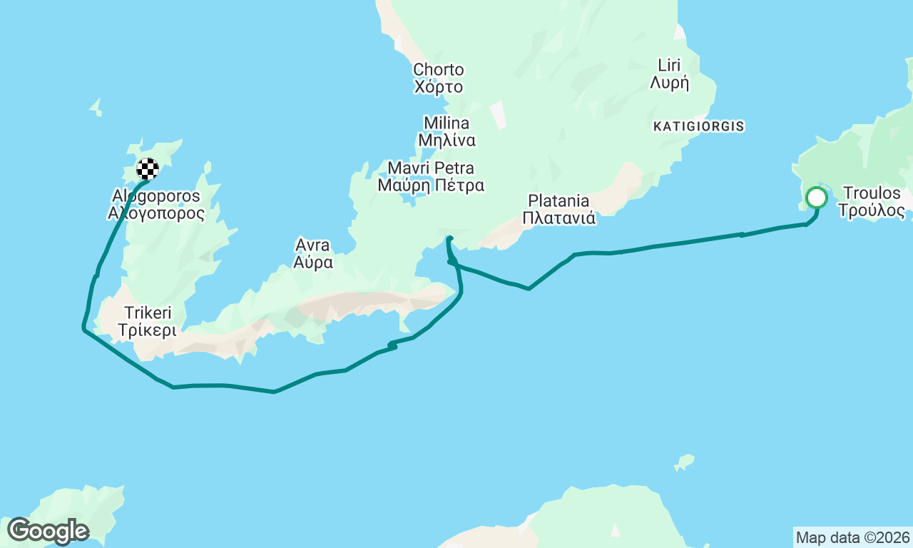 Skiathos to Pelion Peninsula
