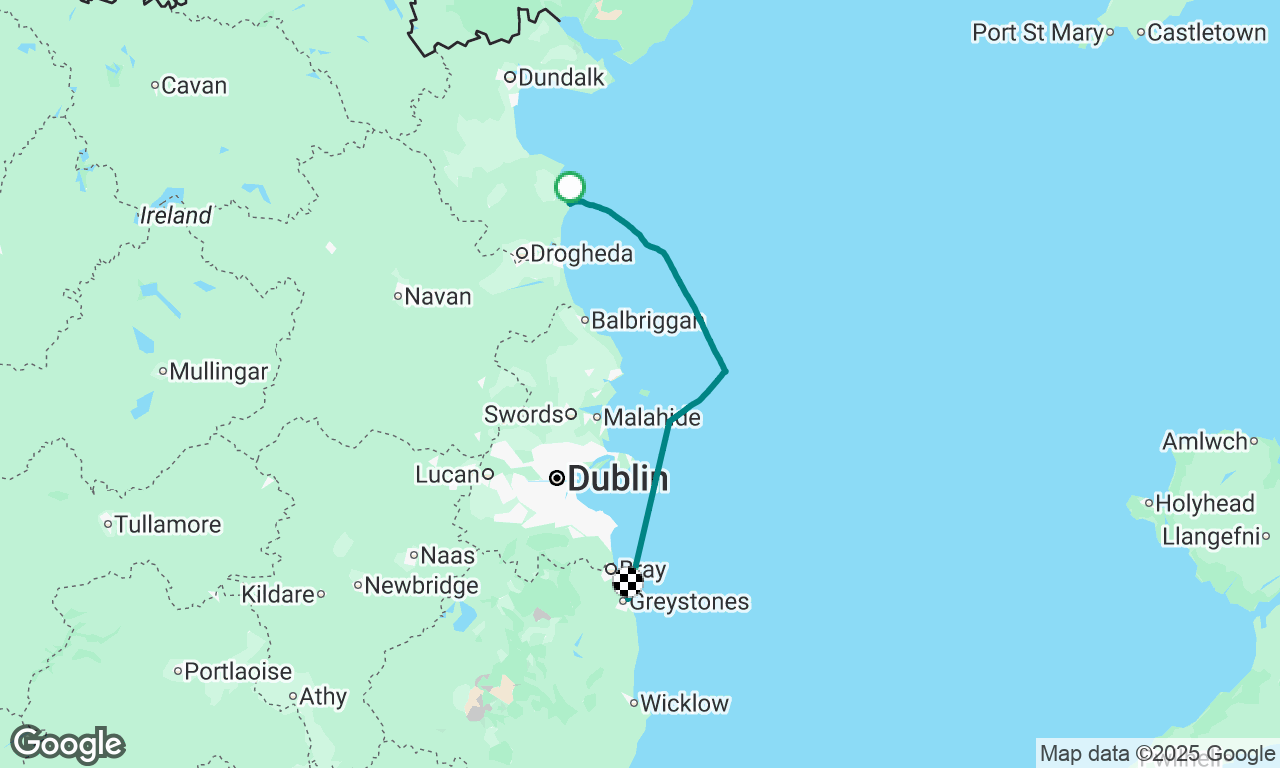 Carlingford to Greystones