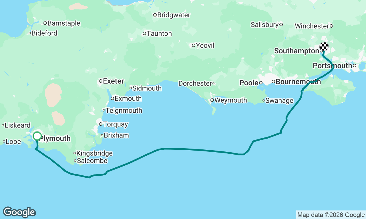 Plymouth to Southampton