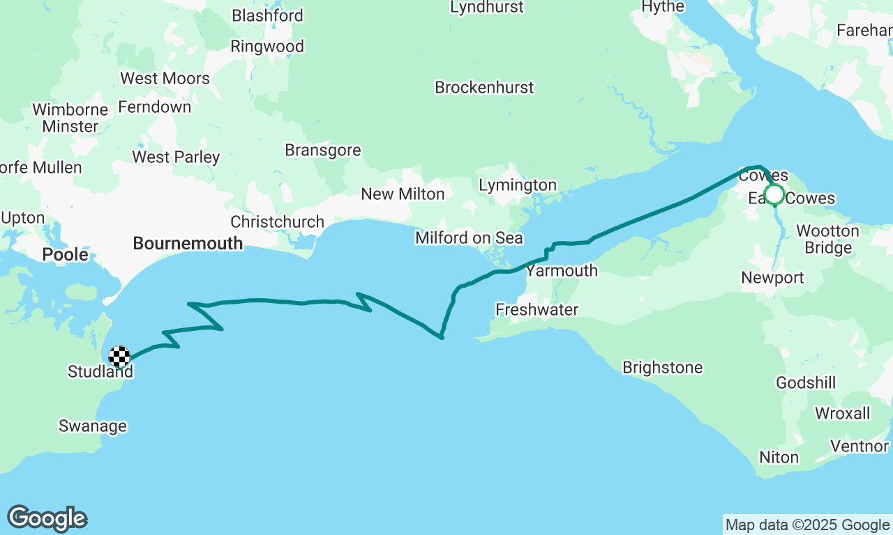 Cowes to Studland Bay