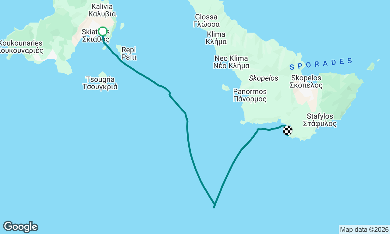 Voyage map