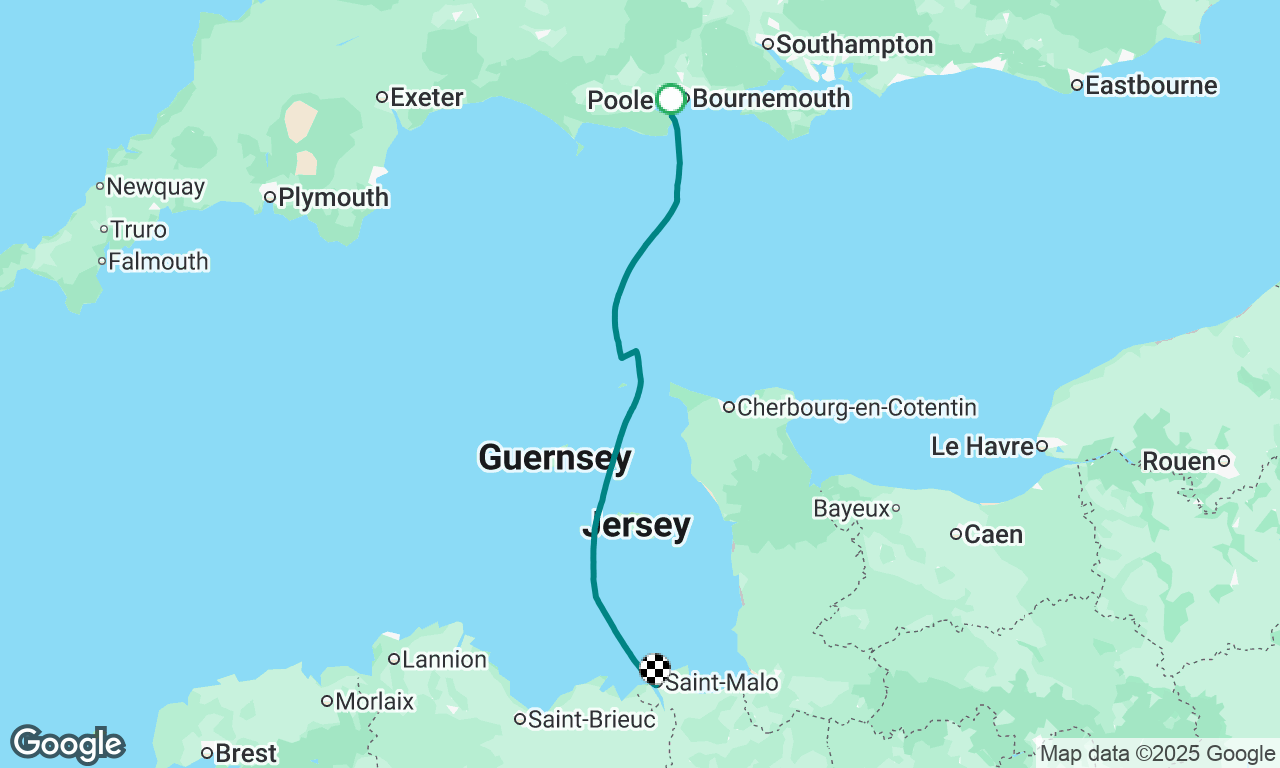 Studland Bay to St Malo