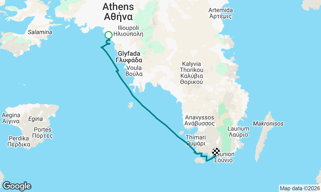 Voyage map