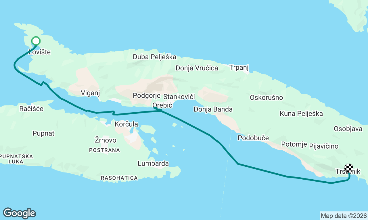 Voyage map
