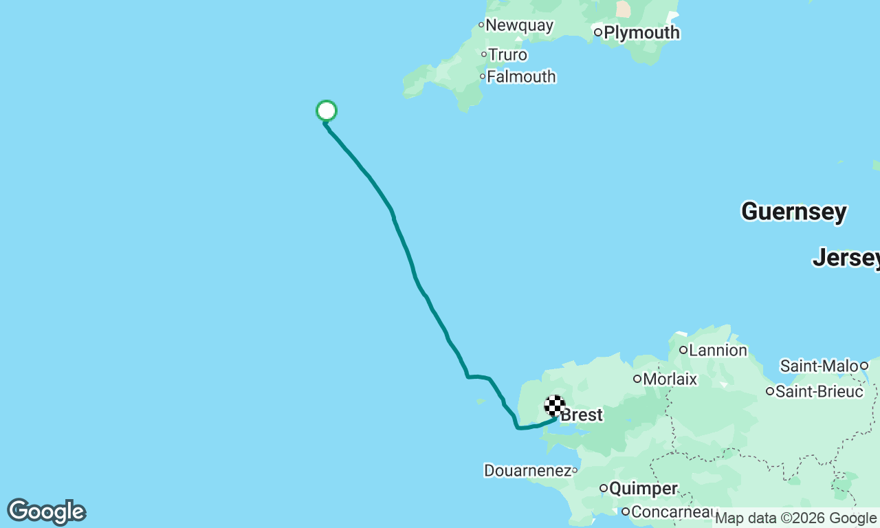 PL Scilly to Brest