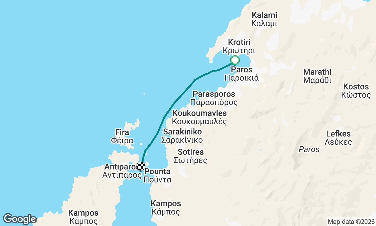 Voyage map