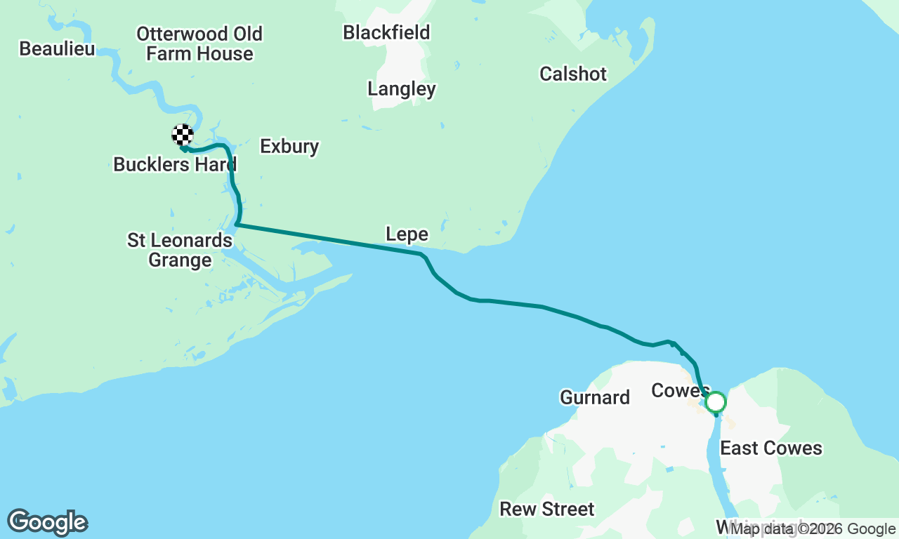 Cowes to Bucklers Hard