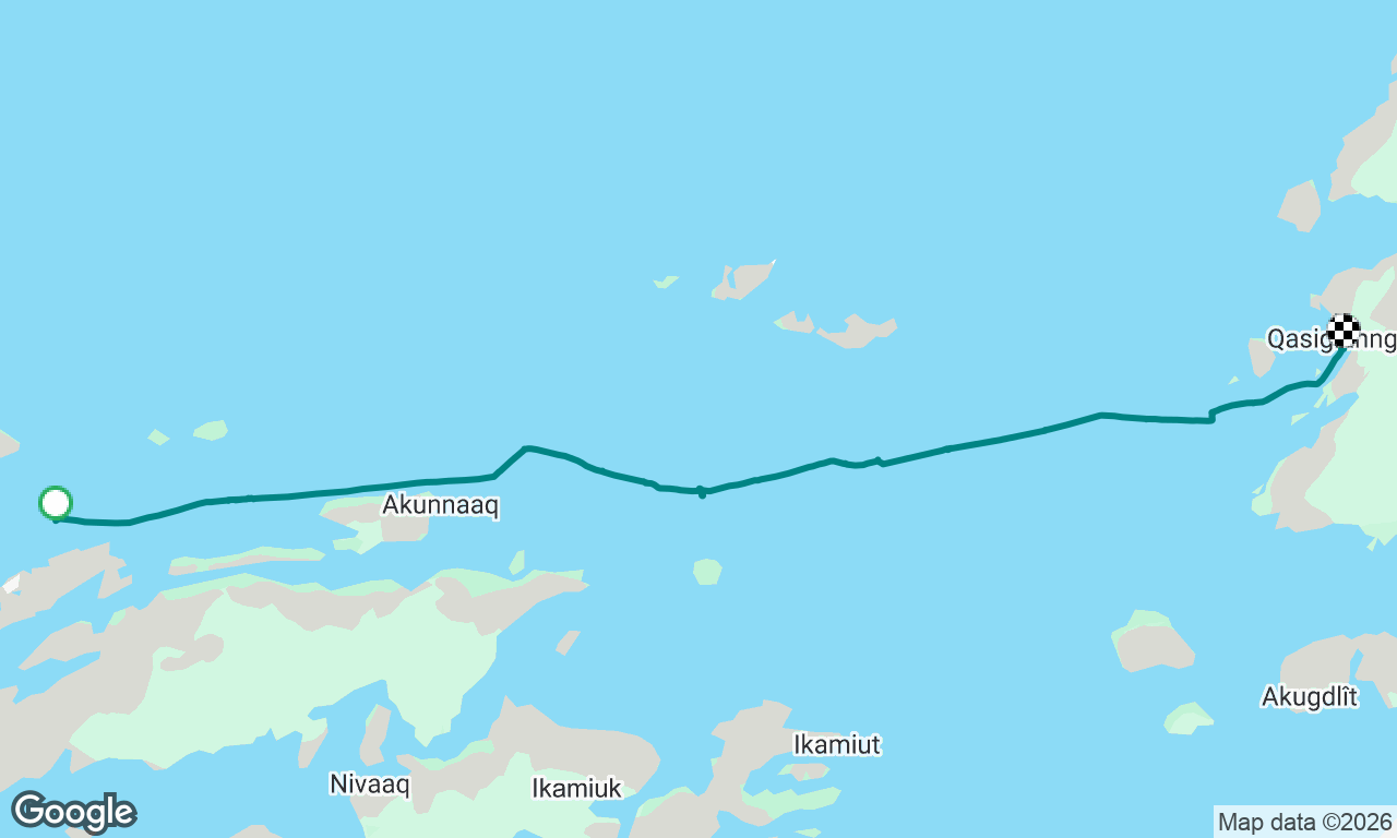 Aasiaat to Qasigiannguit
