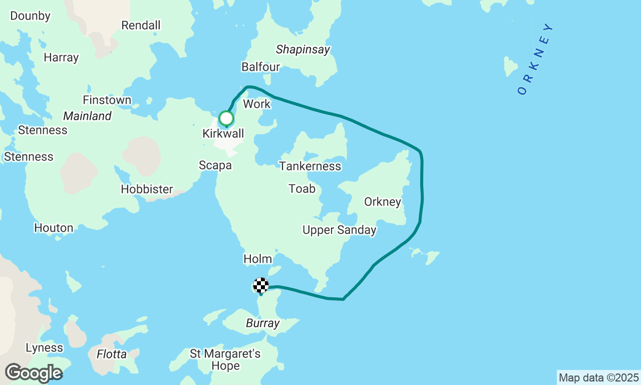 Kirkwall to East Weddell Sound