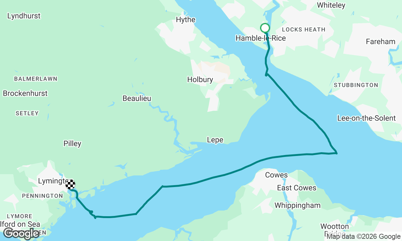 Port Hamble to Lymington (Dan Bran)
