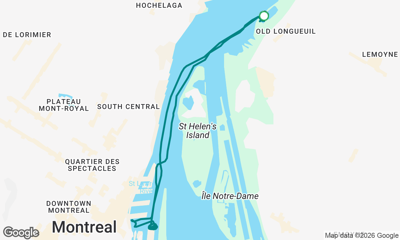 Voyage map