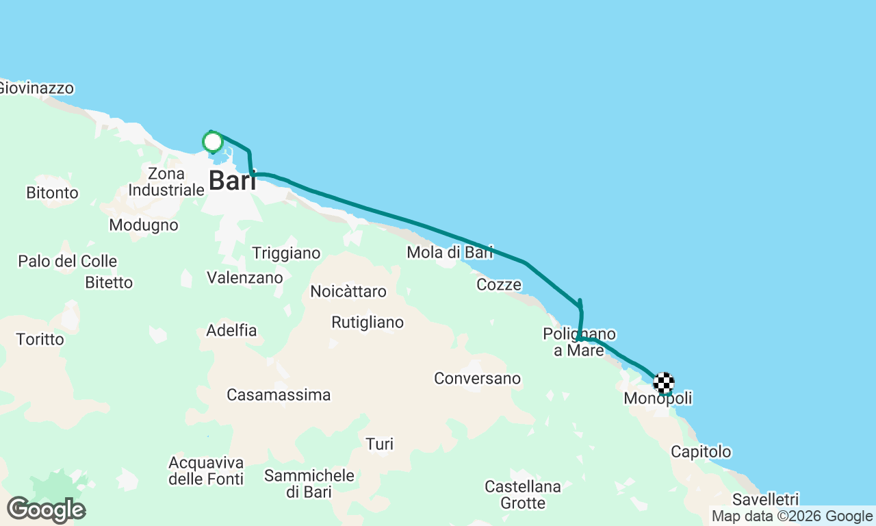 Voyage map