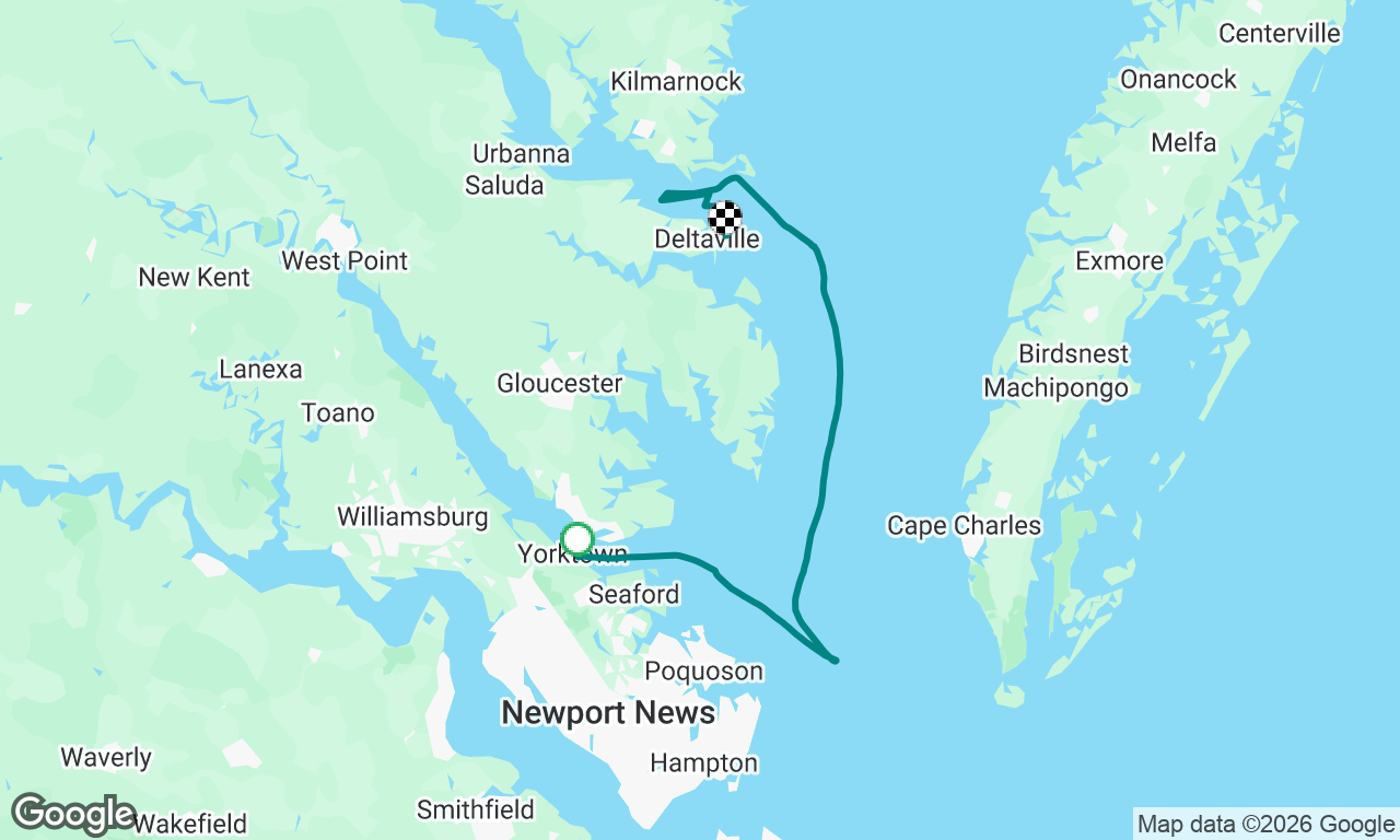 Yorktown -> Deltaville w Pride of Bmore!