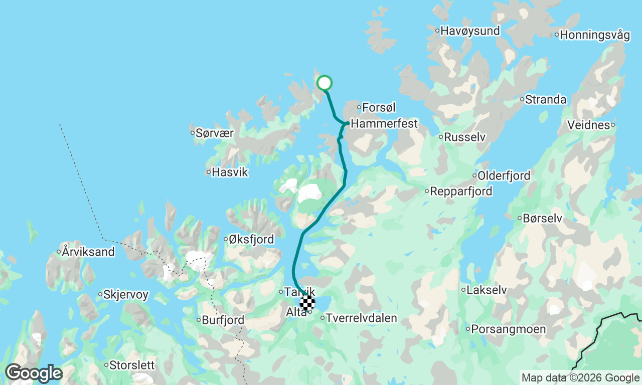 Voyage map