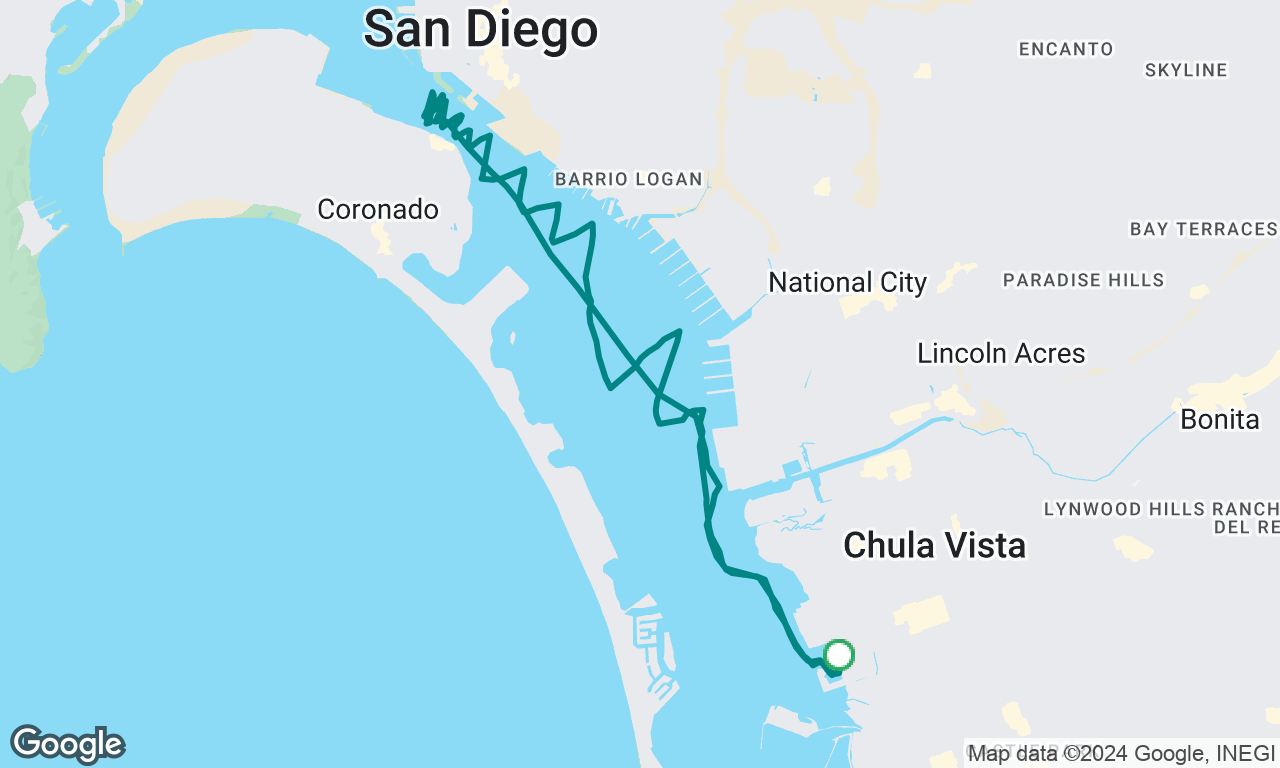 Voyage map