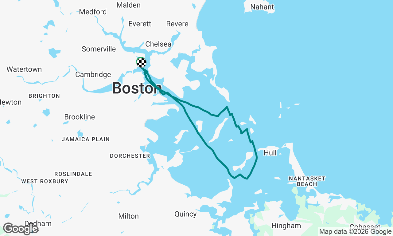 Hingham Bay - great wind