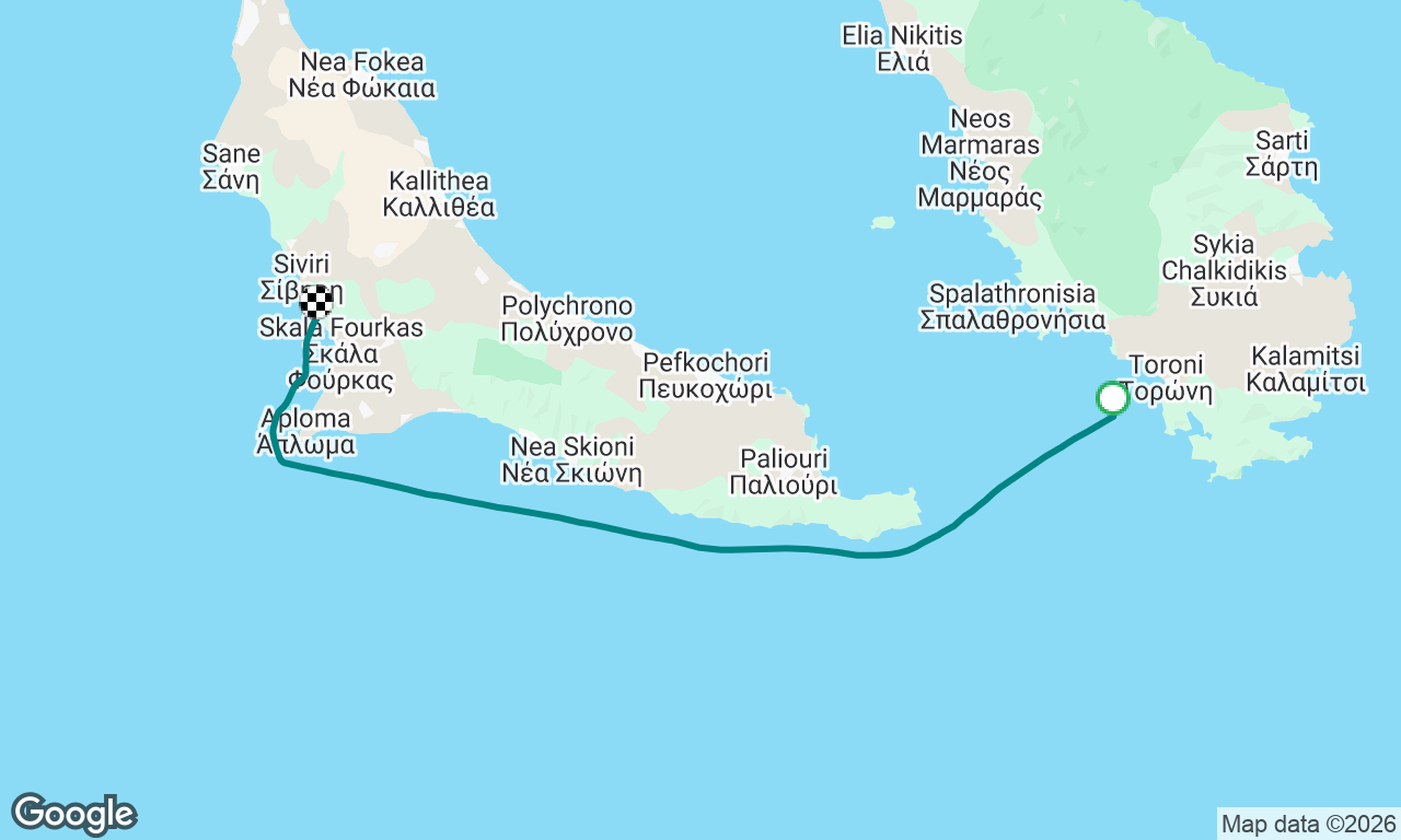 Voyage map