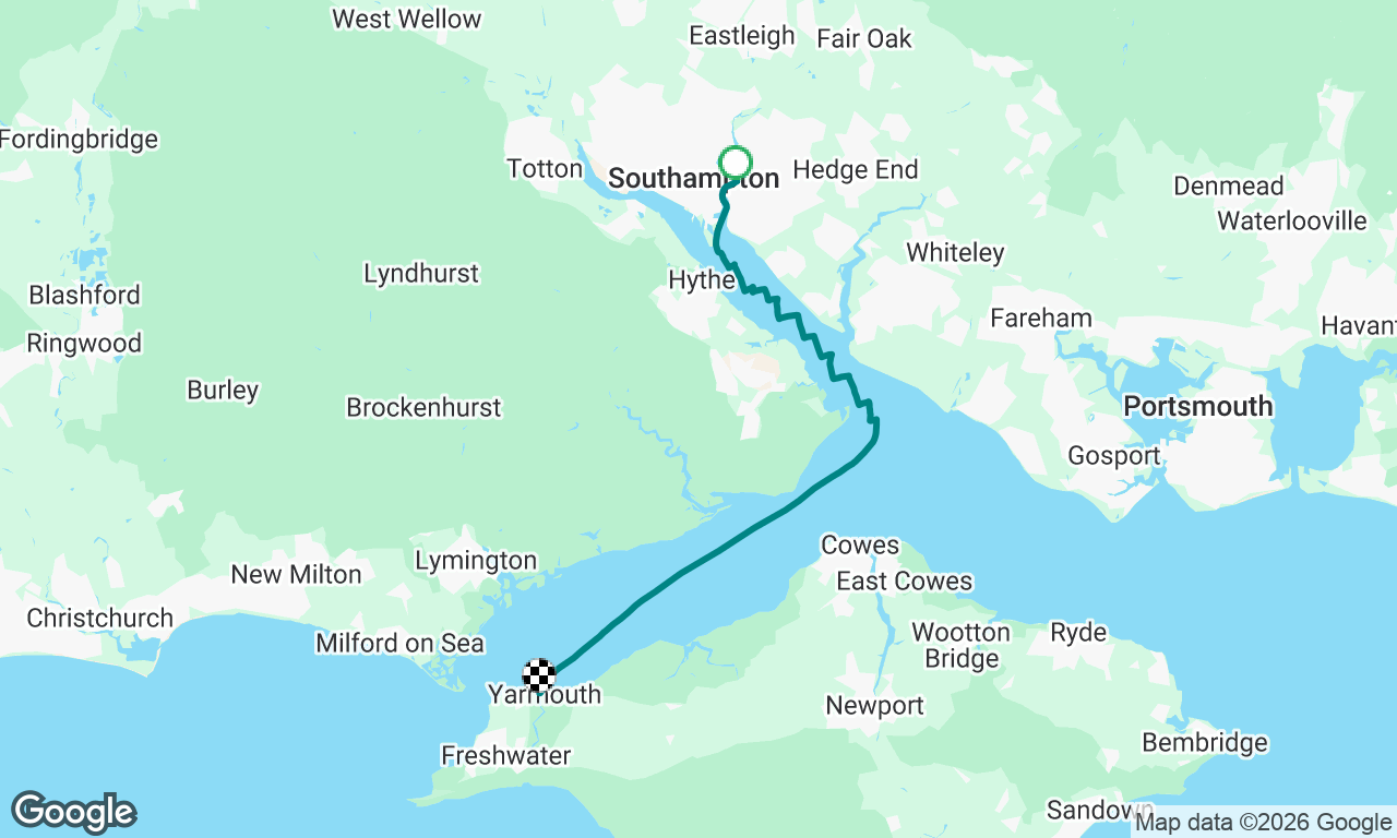 Shamrock Quay to Yarmouth 