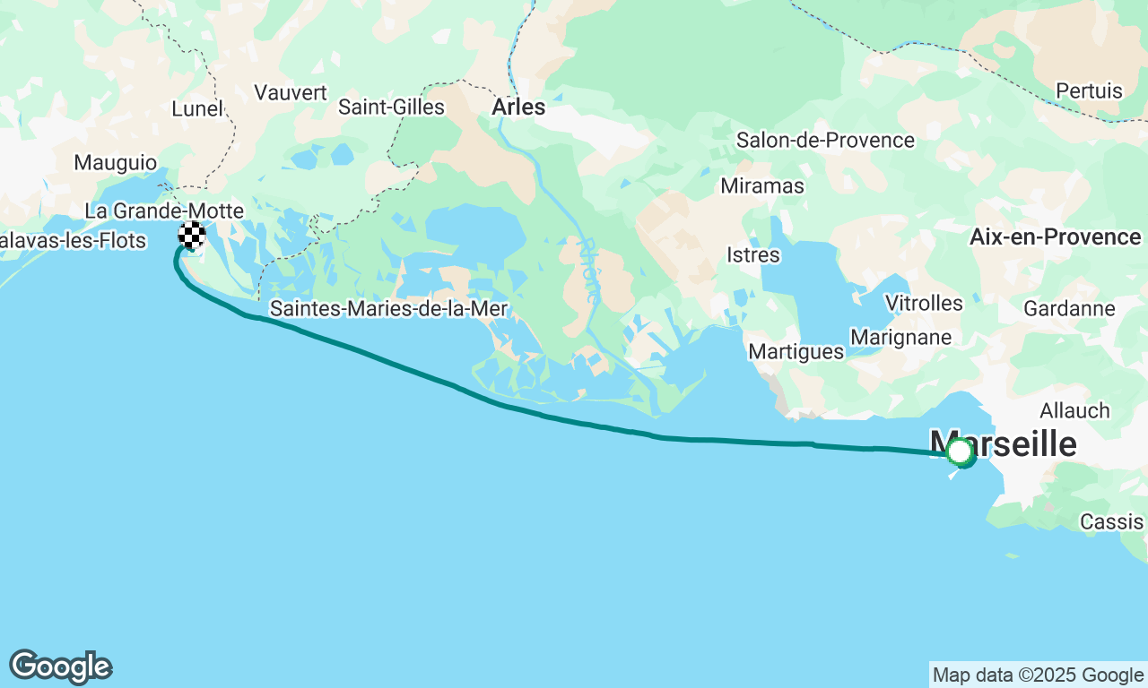 Port du Frouil to Port Camargue