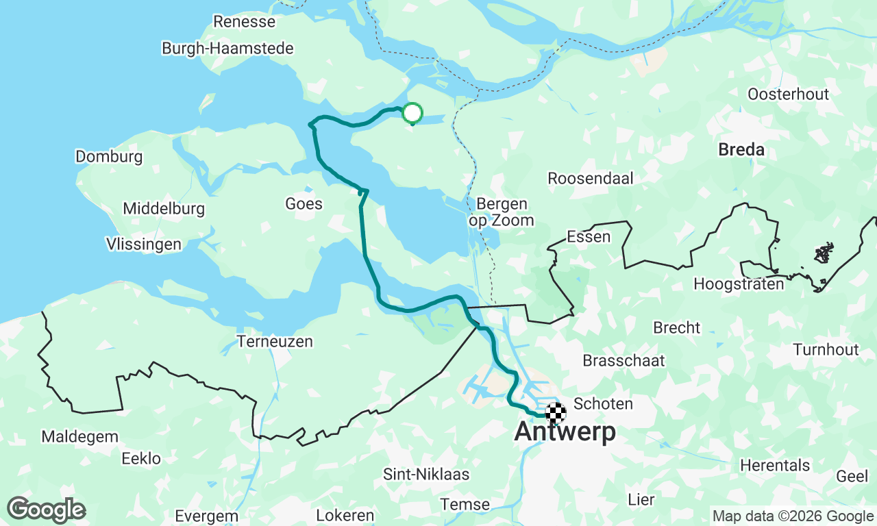 To Wemeldinge+Schelde Race