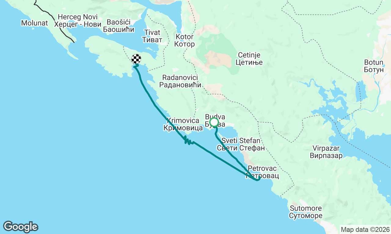 Voyage map