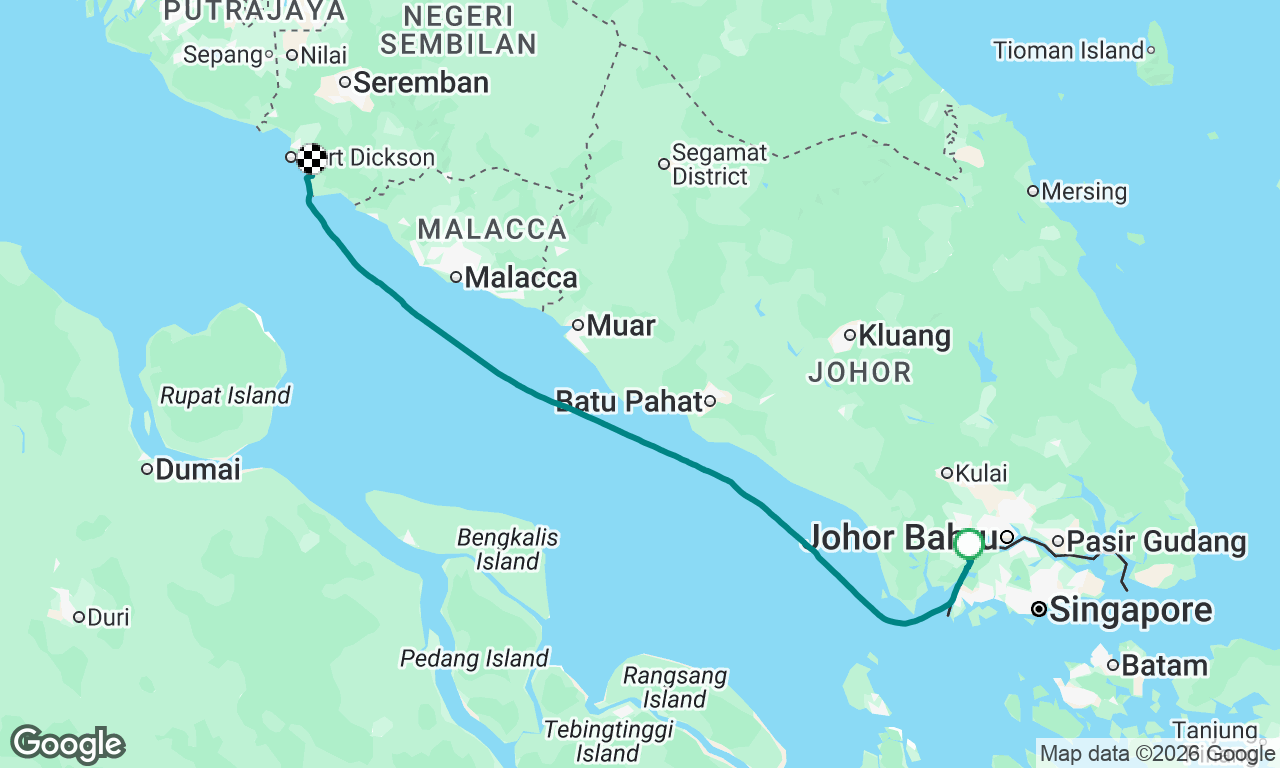 Putri to port dickson