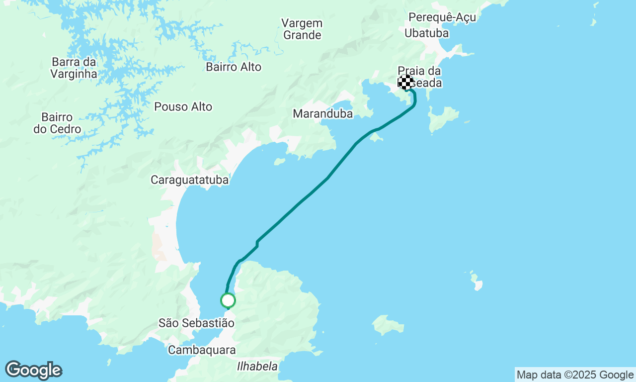 Ilhabela > Ubatuba
Primeira Travessia em Solitário 