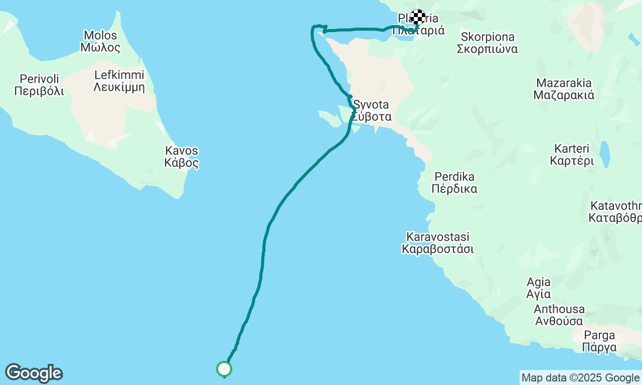 Lakka to Plataria 