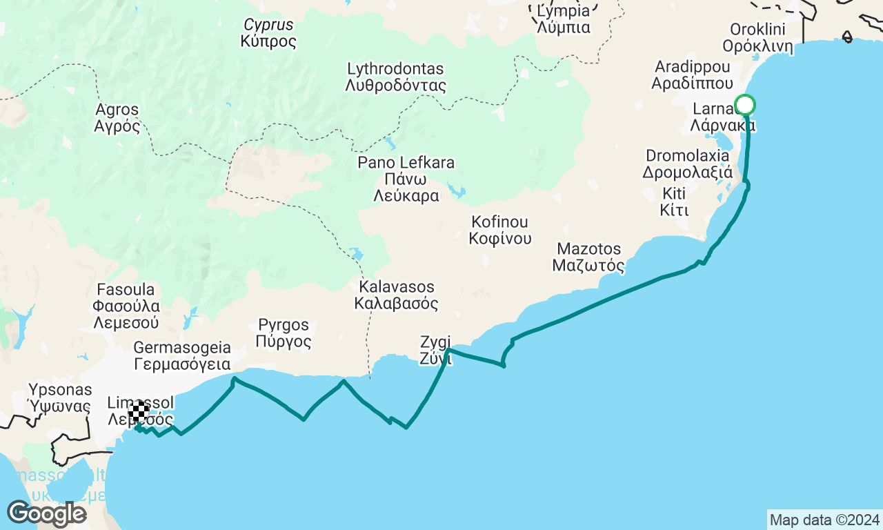 Larnaca to Limassol post National Championship