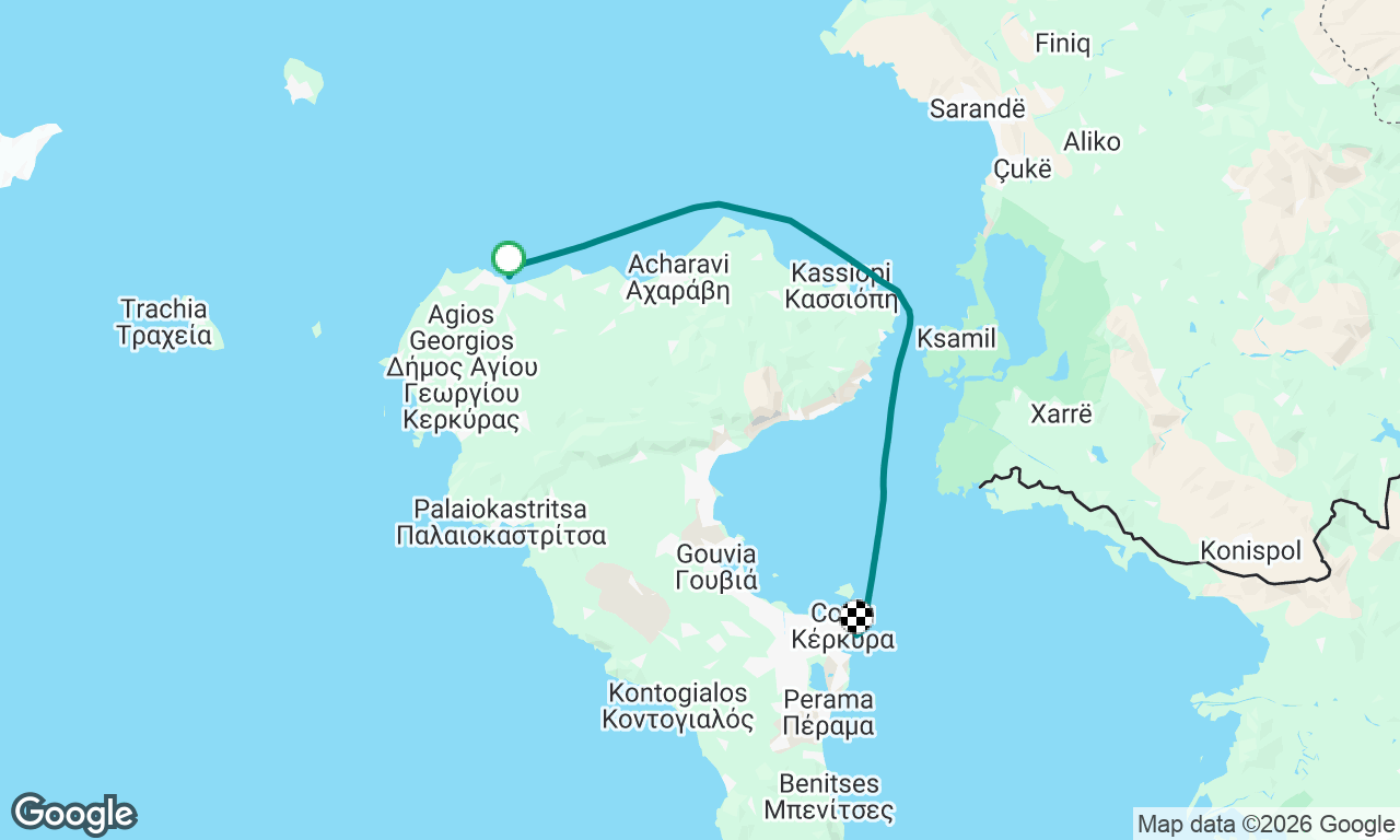 Voyage map