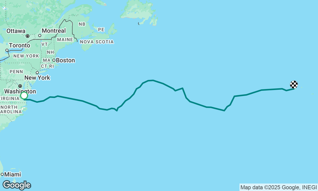 USA to the Azores 